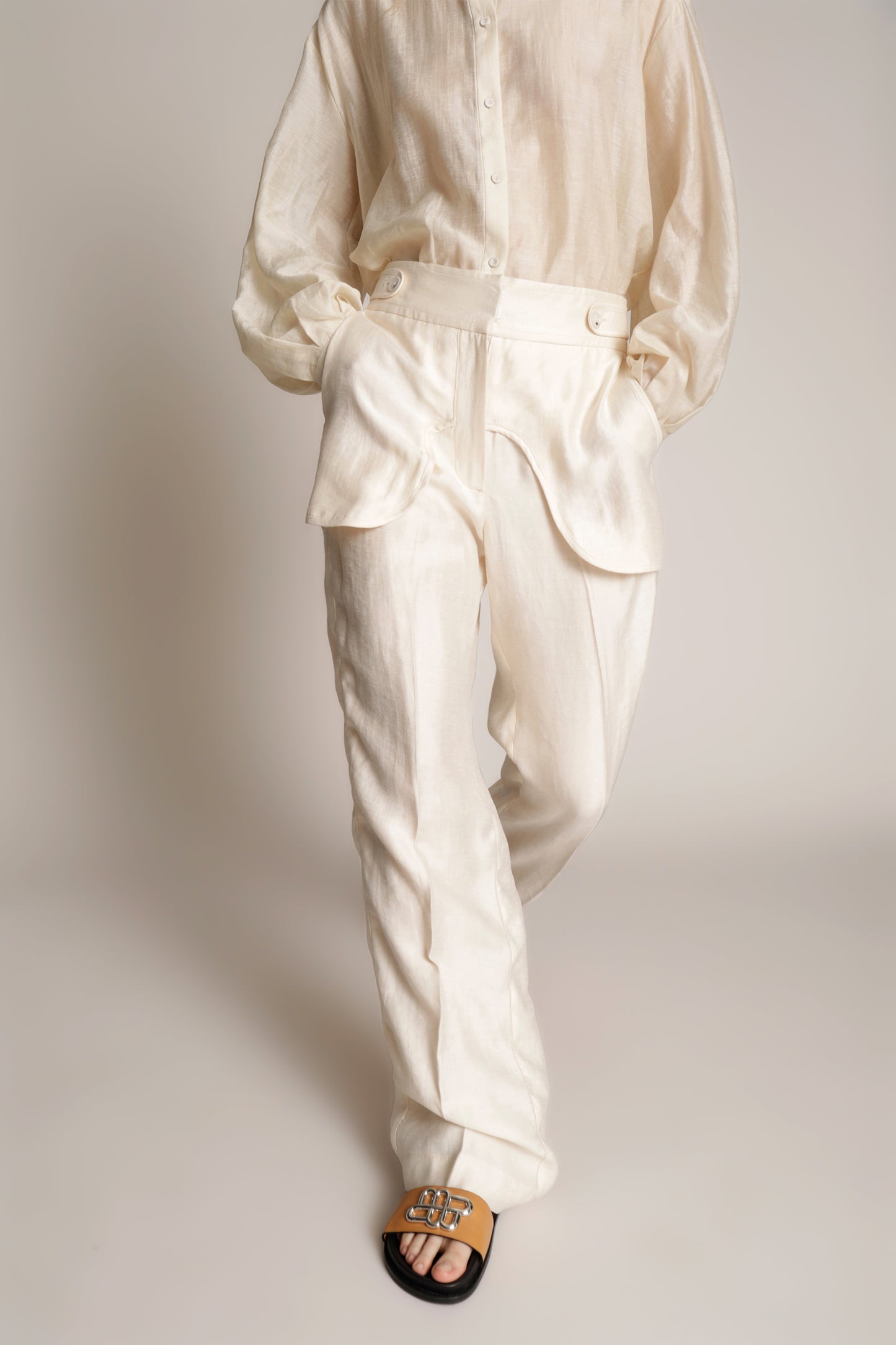 MORMADINA PANTS - CREME