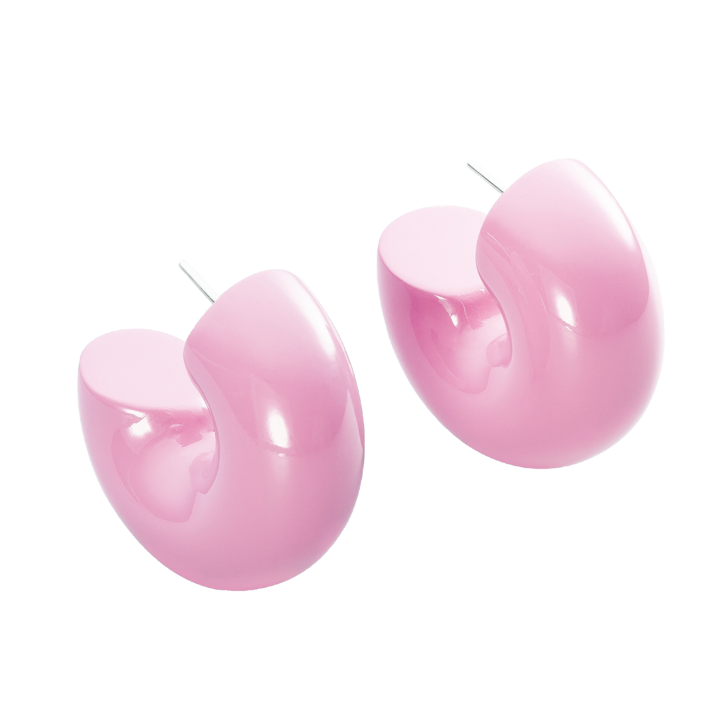 BEAM CHUNKY EARRINGS - FRAMBOISE