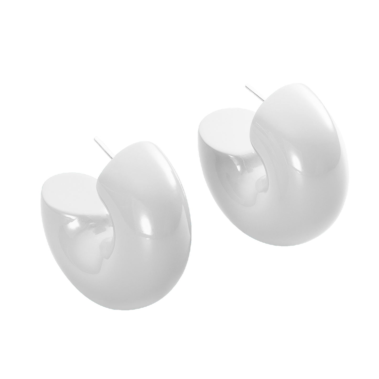 BEAM CHUNKY EARRINGS - SALT