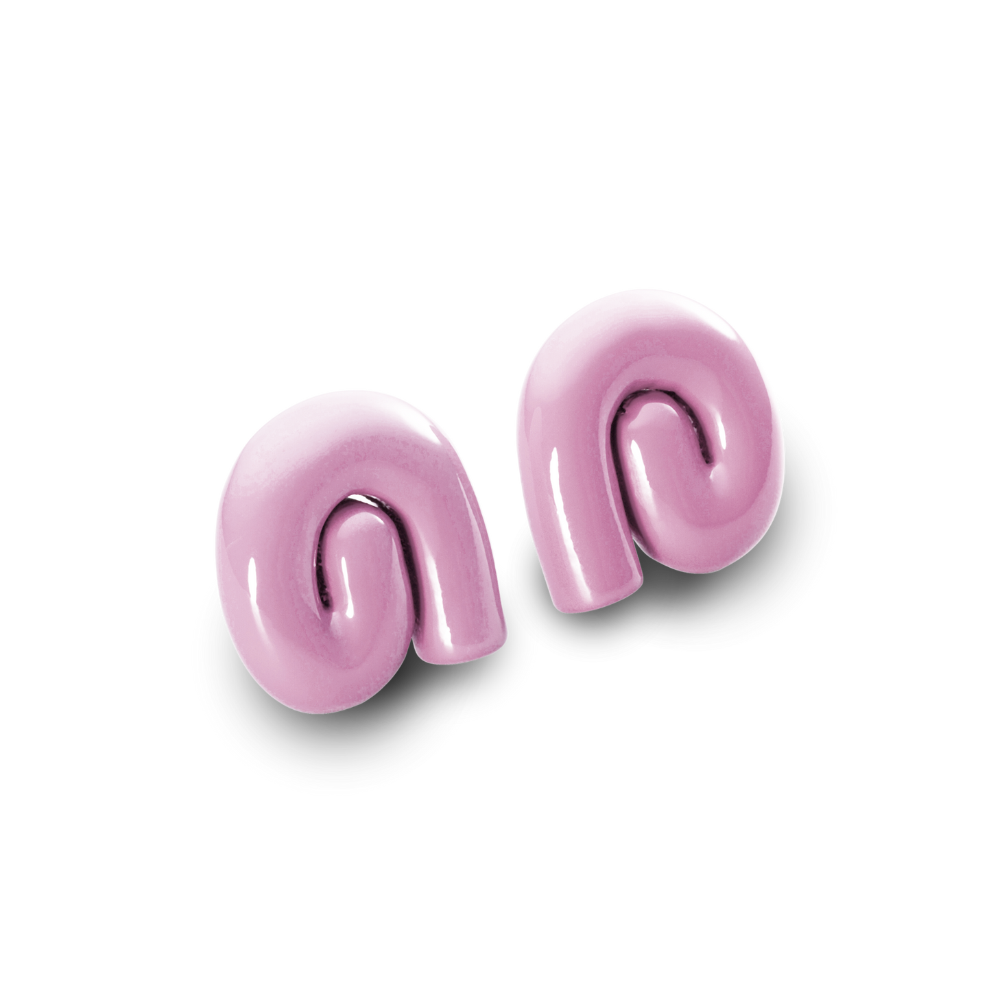 NIMBUS CHUNKY EARRINGS - FRAMBOISE