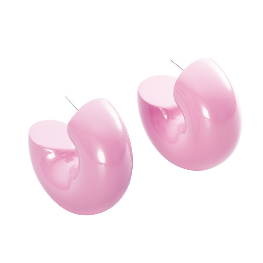 BEAM CHUNKY EARRINGS - FRAMBOISE