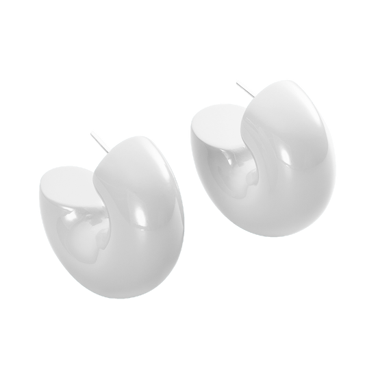 BEAM CHUNKY EARRINGS - SALT